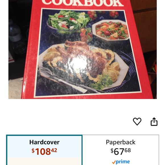 Betty Crocker Cookbook with Bold Red Design - Picture 5 of 5